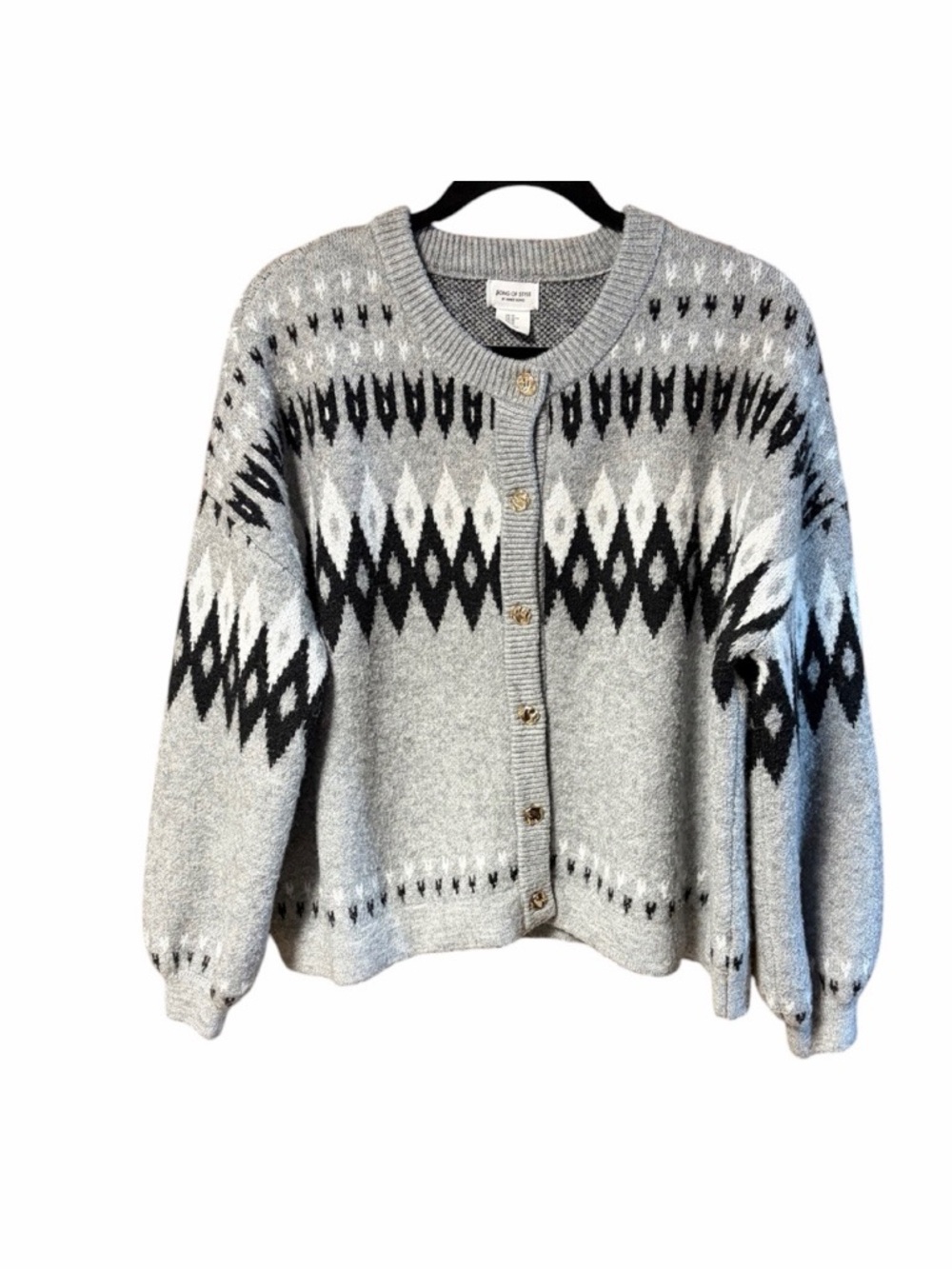 Revolve Song Of Style Aimee Song Fair Isle Knit Cardigan Sweater